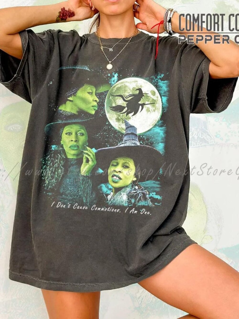 Wicked Musical Shirt Glinda & Elphaba, S Tee